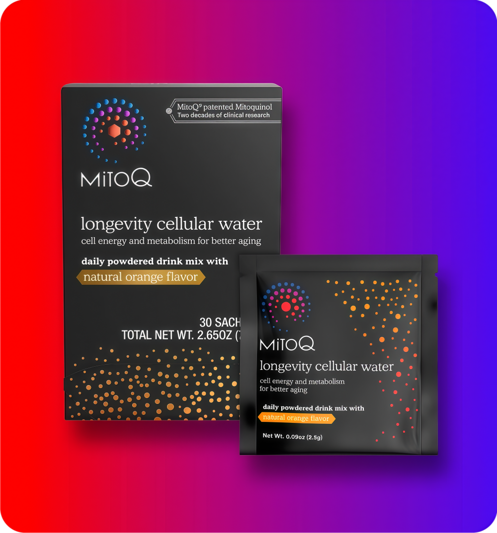 MitoQ longevity cellular water