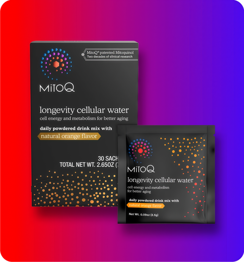 MitoQ longevity cellular water
